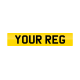 NUMBER PLATES REAR STANDARD 